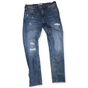 Vintage Denim Gold Jeans Mens 34 x 34 Distressed Denim Straight Leg Thrashed Y2K